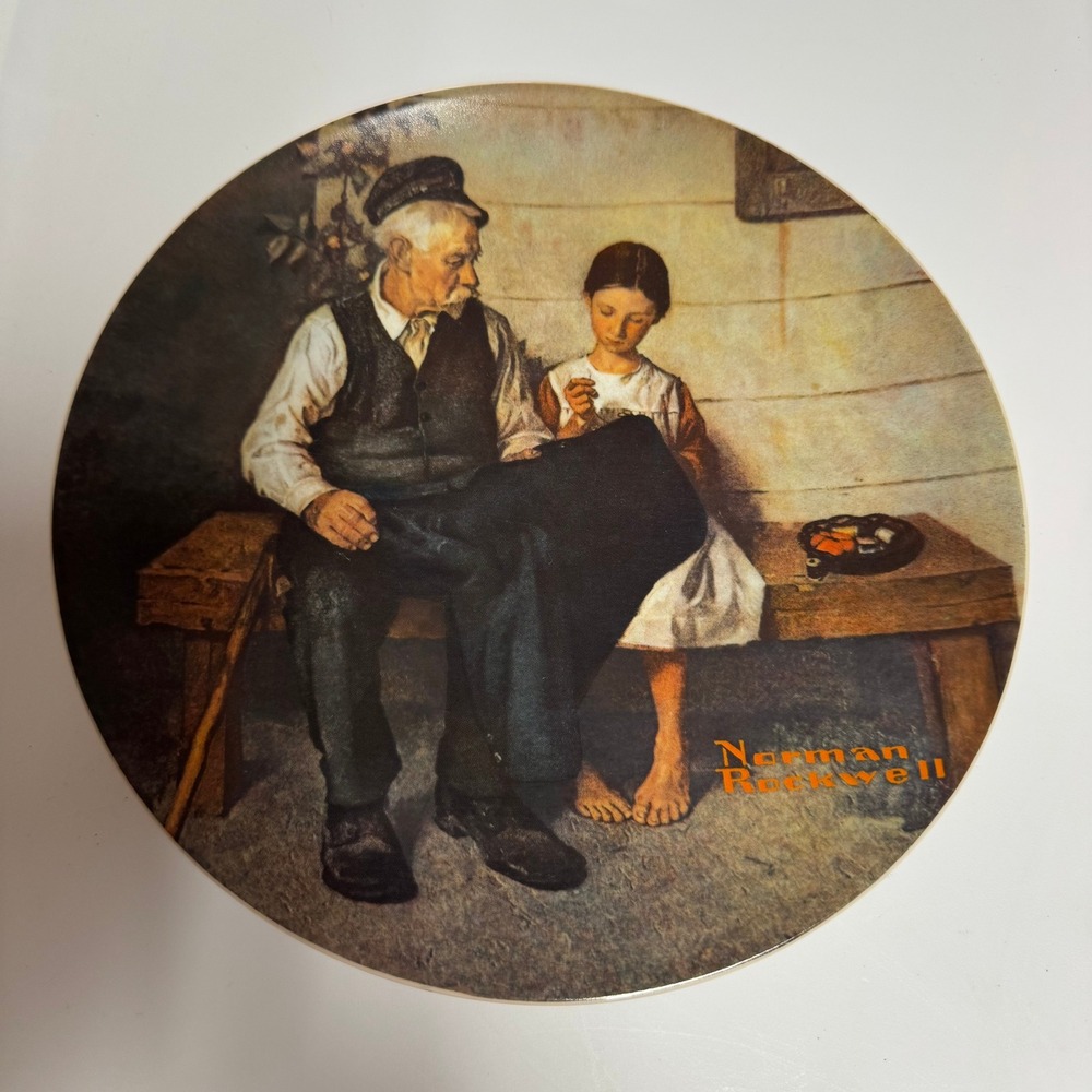 Norman Rockwell The Lighthouse‎ Keeper's Daughter Knowles 1979 Collector Plate
